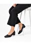Women's Black Thick Heel Stylish Design Comfortable Fit Mother Evening Dress Shoes - 2