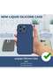 Liquid Silicone Case for iPhone 14 Pro Max, Screen & Camera Protection, Microfiber, Blue Jay - 2