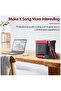 Karaoke Machine with 2 Wireless Microphone, Portable Bluetooth Speaker with HD Sound PA System - 4