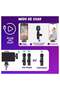 Wireless Microphone for iPhone iPad - Plug-Play, 2 Mics, Video Recording, Noise Reduction, Black - 4
