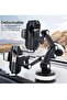 Phone Mount for Car Center Console – Super Adsorption Suction Cup Holder, Universal Mobile Mount for Dashboard & Console, Gray - 6