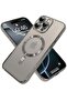 iPhone 16 Pro Magnetic Case with Built-in Camera Lens Protector – MagSafe Compatible, Soft TPU Anti-Scratch Shockproof Slim Clear Cover for Men & Women, Natural Titanium - 4