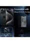 Camera Lens Protector for iPhone 15 Pro/Pro Max, 9H Tempered Glass, Matte Metal, Space Black - 2