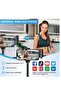 Dual Wireless Lavalier Lapel Microphone for iPhone, Android, Camera-Cordless Double Mics Plug-Play - 4