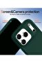 Apple iPhone 17 Pro Max 5G (2025) Soft Liquid Silicone Case Cover - Dark Green - 4