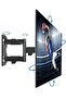 Full Motion TV Wall Mount for Most 32 55 Inch Computer Monitors and TVs Adjustable Tilting Rotating Weight up to 60lbs