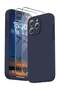 Liquid Silicone Shockproof Case for iPhone 15 Pro Max 6.7 inch 2023, Midnight Blue