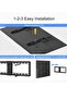 Tilt TV Wall Mount Bracket for Most 37-82 inch TV, Universal Mount with Max 600x400mm VESA and 132lbs Loading Capacity - 6