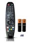 Replacement Voice Remote Control AN-MR19BA, AN-MR18B, MR20GA, AKB75855501 for LG Magic Remote - Compatible with Select LG Smart TVs (2018, 2019, 2020) - Includes Battery
