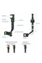 New 360° Rearview Mirror Phone Holder for Car Multifunctional Mount Phone and GPS Holder Universal Rotating Car Phone Holder, Cell Phone Automobile Cradles (Green) - 6