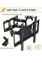 TV Stand/Wall Mount for 26-75 Inch TV with Rugged Double Arm Bracket, Holds Up to 40kg - 2