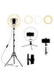 Video Making Kit LED Selfie PK 778 – Portable Vlogging Kit with Tripod, Dimmable LED Light, Microphone - 2