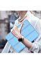 Premium iPad Air Case (11-Inch, 2024) – Fits 4th, 5th, and 6th Gen, Azure Blue Smart Cover with Touch ID & Auto Wake/Sleep - 6