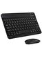 Arabic and English Bluetooth Keyboard and Mouse Combo, Ultra-Slim Portable Compact Wireless Set