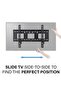 Tilt Wall Mount: Sleek Black Design for 27" to 90" Displays - Optimal Angles and Versatility - 5
