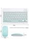 Arabic and English Bluetooth Keyboard and Mouse Combo Ultra Slim Portable Compact Wireless Mouse Keyboard Set - 6