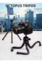 MT-25 - Table Top Mini Portable Flexible Tripod Stand for Mobile Phones and DSLR & Digital Cameras - Coming with Universal Mobile Phone Holder
