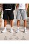 Reflect Your Style with the Dual Black and Grey Stylish and Comfortable Shorts