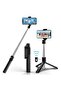 Selfie Stick Tripod, Extendable 3 in 1 Aluminum Bluetooth Selfie Stick with Wireless Remote and Tripod Stand