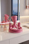 Women's Figured Makeup Organizer 18X18 cm Pla Decorative Cosmetic Organizer and Brush Holder - 2