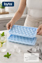 33-Cavity Round Ice Mold - Bpa-Free Plastic Ice Tray, Easy to Remove, Food-Contact Safe Pink White Blue 1 Piece Shipped in Assorted Colors - 2