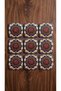 Set of 6 Vibrant Colored Mandala Motif Coasters - Decorative Coffee and Winter Tea Presentation Coasters - 3