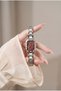 Women's Steel Watch Silver Color & Claret Red Dial Vintage Rectangle Case Old Money Classic Elegant Premium Women's Wristwatch |   Limited Edition 2026 - 2
