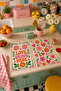 Love Grows Here Floral and Strawberry Patterned Pastel Kitchen Decorative Stylish 2-Piece Kitchen Towel Set 35X55 - 7