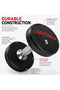 Round Dumbbell 5kg Pair – Durable Fixed Weight Dumbbells for Home Gym, Strength Training & Fitness Workouts - 3
