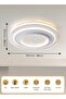 YATAI LIGHTING Modern Round LED Ceiling Light, 100W Built-In LED Fixture with Three-Color Dimming (3000K-6000K) and Switch Control - 3