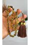 Natural, Original Lithuanian Amber Prayer Beads, Cotton Tassel, Master Craftsmanship. - 3