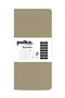 Signature Notepad, Tailor Stitching, 90Gr. Ivory, Plain, (0750), 90X190Mm / (64 Sheets) - Beige