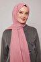 شال تينسل مسطح باللون الوردي الداكن - 4