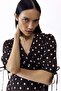 MAMA Puff-sleeved wrap dress - 2