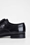 Men's Genuine Leather Black Classic Shoes - 4