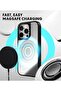Mirror iPhone 16 Pro Case [Reflective / 4.9 ft. 1X Military Grade Drop Protection/Compatible with Magsafe] - Clouds (Red) - Silver on Black - 4