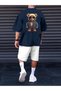 Unisex Oversize Shorts Set Short Sleeve T-Shirt Comfortable Fit Summer Casual Sports