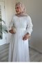 Molly Nelly Women's Long Hijab Dress with Mobile Skirt - 3