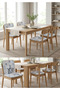 Set of 6 Chair Cushions with Backrest Soft Seat Cushion with Ties for Kitchen and Dining Table Chair - 5