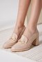 Women's Nude 7cm Heeled Shoes Tr18Ms10F