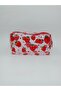 Transparent Strawberry Pattern Pvc Makeup Bag Zippered Cosmetic Bag Travel and Daily Use - 5