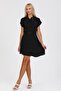 Yazlik Viscose Woven Thin Fabric Women's Dress with Belt - 6