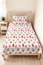 Cupcake Pastel Girl's Pique Set - Candy Pink Colored Baby Room Bedspread - 160X220 cm - 8
