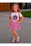 Kpop Printed T-Shirt T-Shirt + Pink Mira Glitter Hair + Face Stone + Pink Hair Powder 4-Piece Set Birthday Party - 4