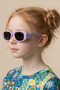 Zibo Pink Black Girls' Sunglasses - 3