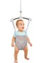Baby Doorway Jumpers, Sturdy Johnny Jumper w/Adjustable Strap, Soft Baby Johnny Bouncer w/Seat Bag, Grey
