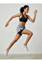 Women's Active Swim Shorts with Inner Tights and Slit Detail - 4