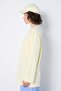 Wide Sleeve Oversize Basic T-Shirt Yellow 30058 - 2