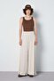 Women's Premium Modal Fabric Loose Cut Trousers Stone 31062 - 6