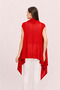Slim Short Knitwear Poncho Vest – Chiffon Look, Lightweight and Stylish - 2